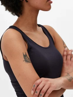 Tops Und T-Shirts|Primark Top Aus Stretch Mit Trägern Marineblau