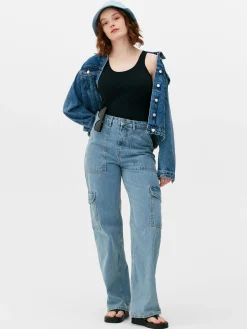 Tops Und T-Shirts|Primark Top Aus Stretch Mit Trägern Schwarz