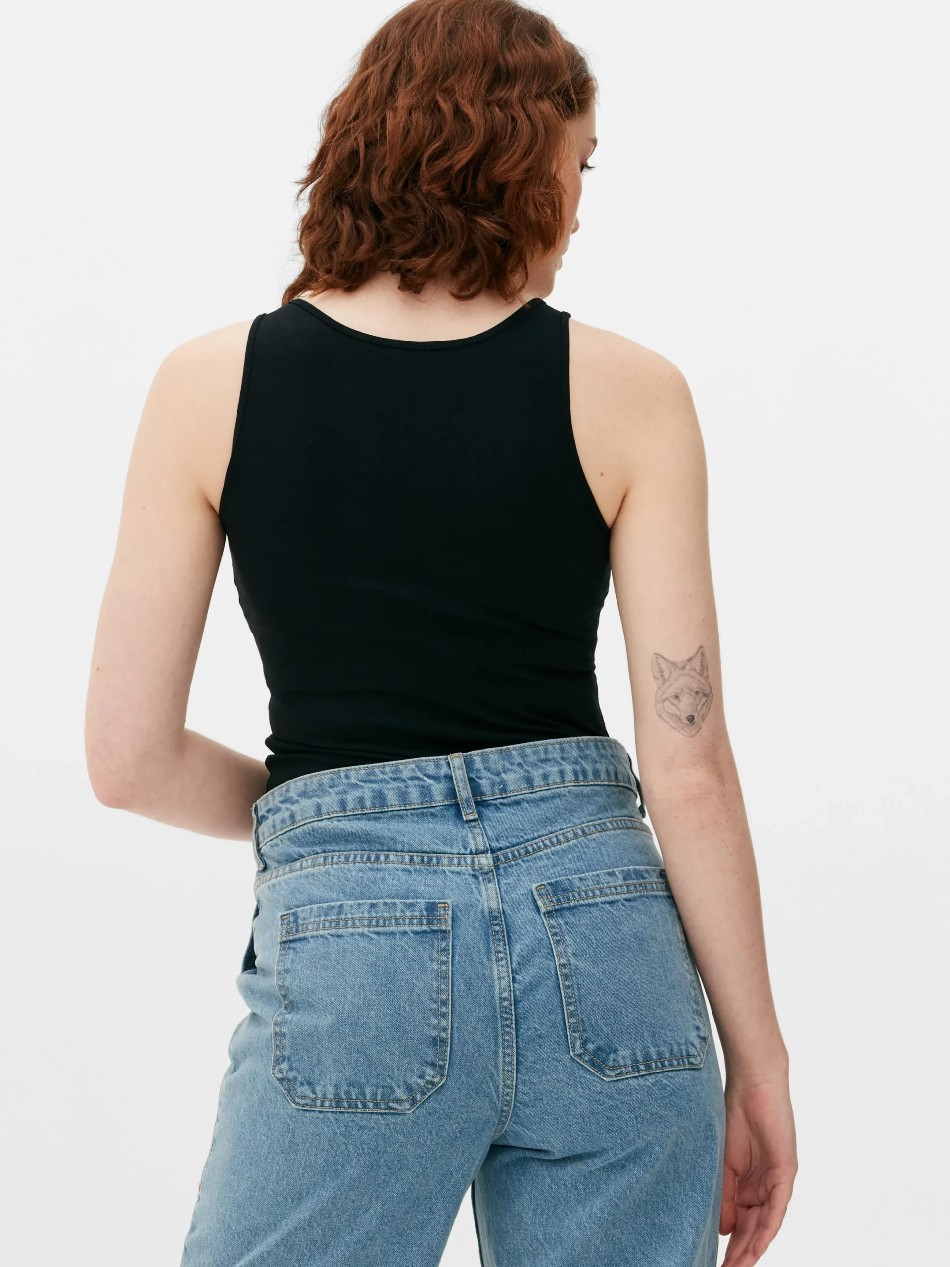 Tops Und T-Shirts|Primark Top Aus Stretch Mit Trägern Schwarz