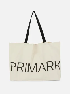 Taschen Und Portemonnaies|Primark Tragetasche Aus Canvas Mit -Grafik Naturfarben