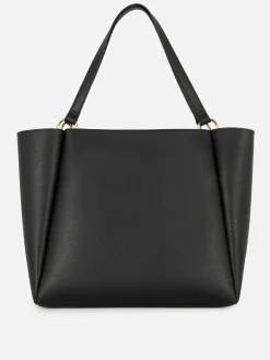 Taschen Und Portemonnaies|Primark Tragetasche Aus Kunstleder Schwarz