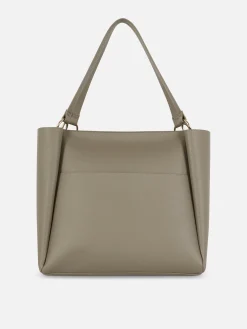 Taschen Und Portemonnaies|Primark Tragetasche Aus Kunstleder Grün
