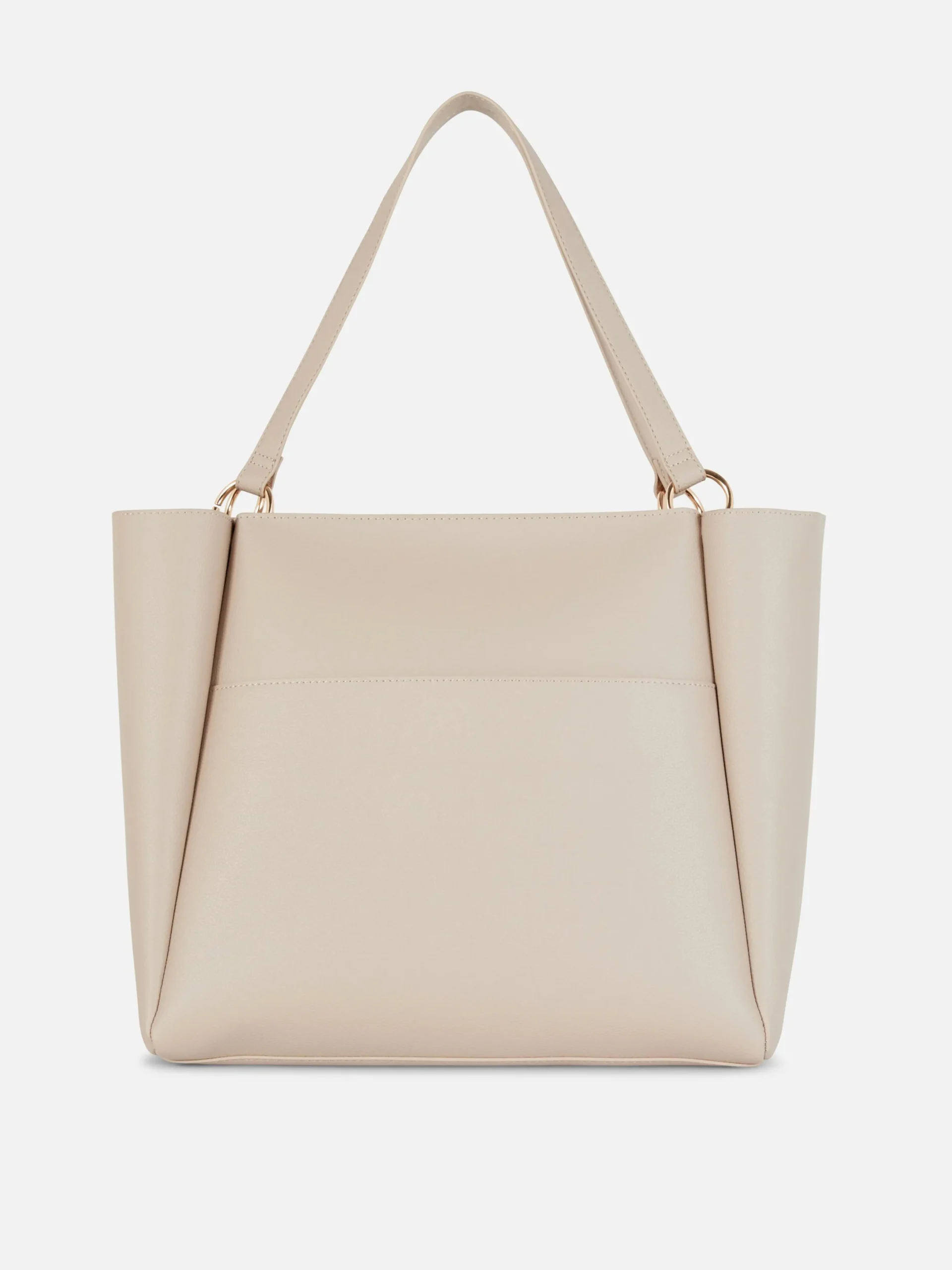 Taschen Und Portemonnaies|Primark Tragetasche Aus Kunstleder Sandfarben