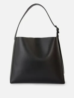 Taschen Und Portemonnaies|Primark Tragetasche Aus Kunstleder Schwarz