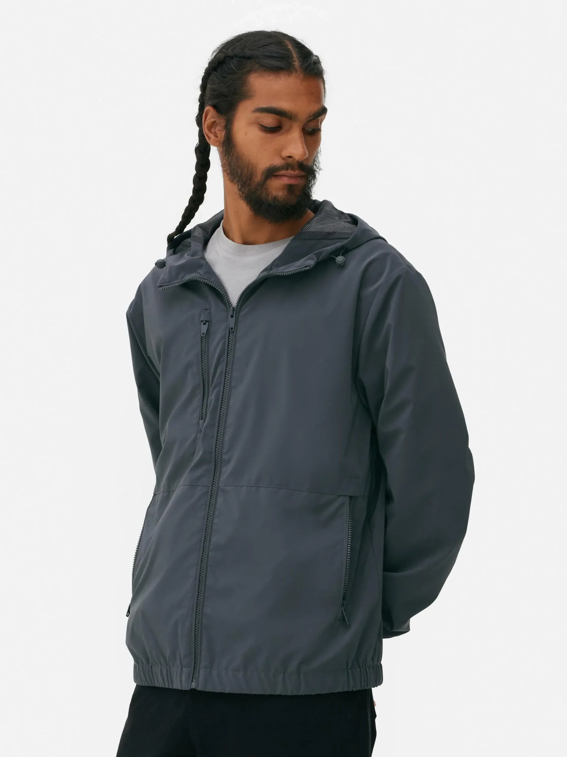 Jacken Und Mäntel|Primark Trainingsjacke Mit Kapuze Grau