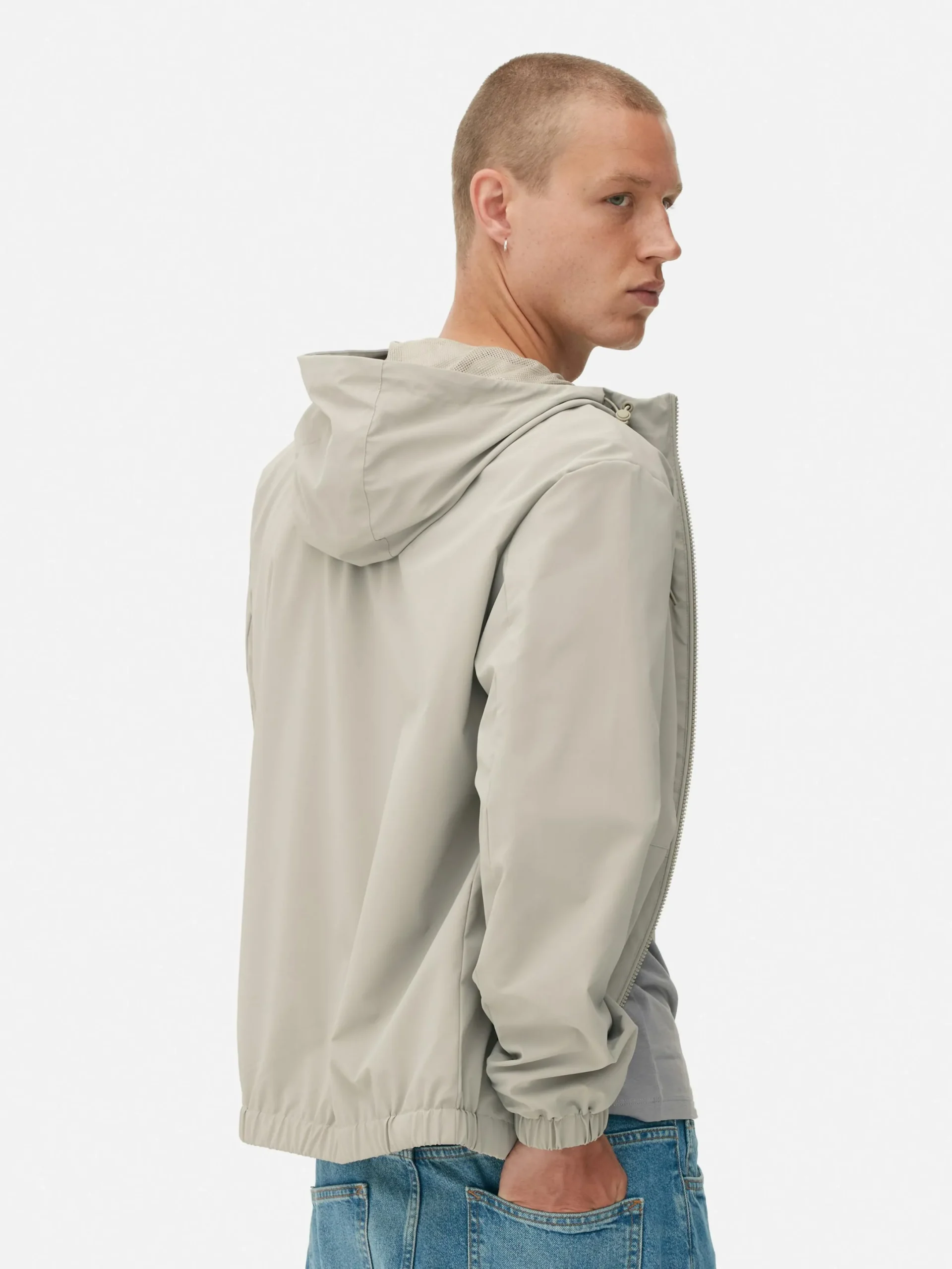 Jacken Und Mäntel|Primark Trainingsjacke Mit Kapuze Ecrufarben
