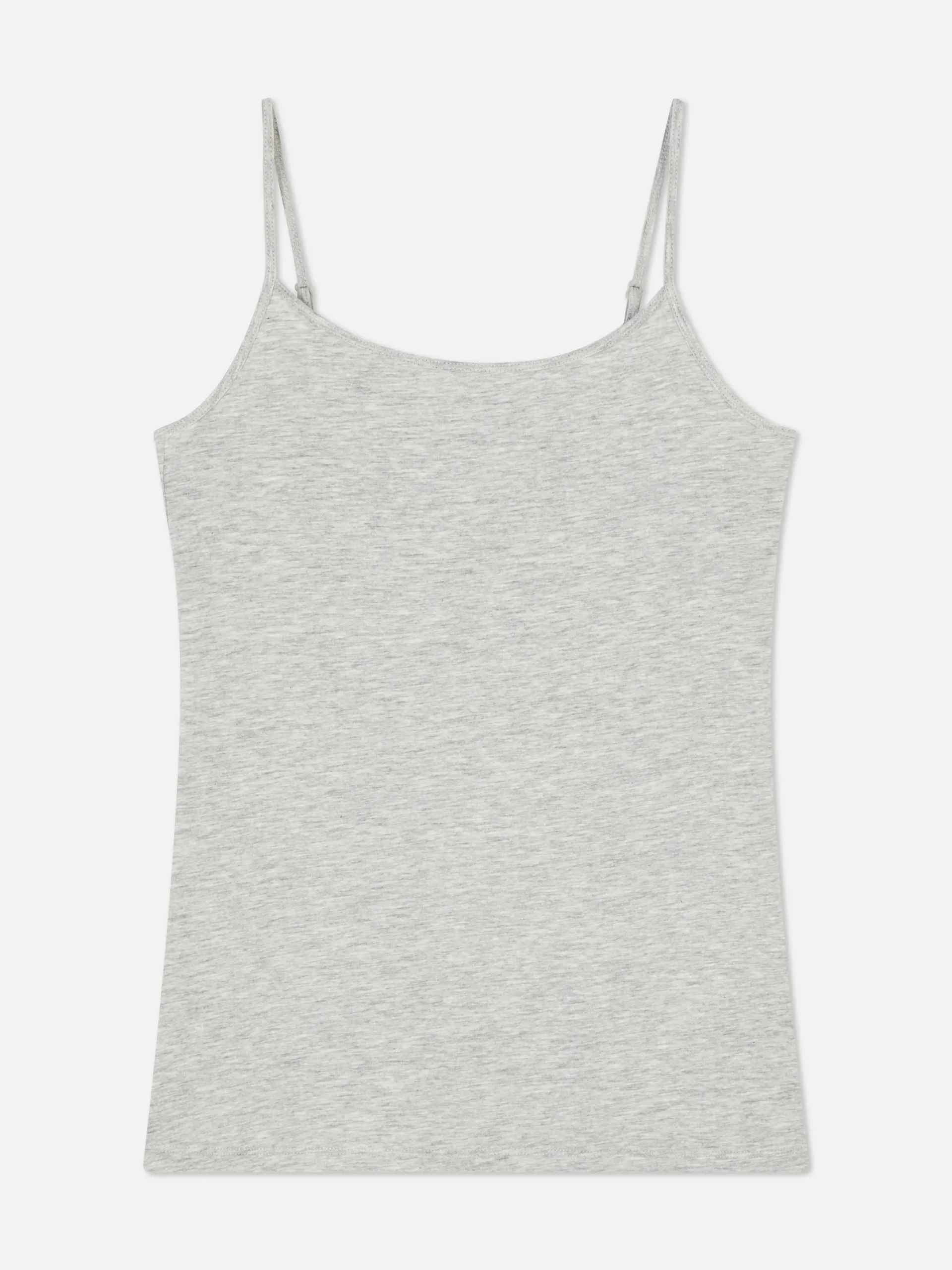 Tops Und T-Shirts|Primark Trägertop Mit Stretch Grau meliert