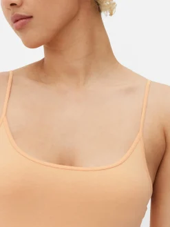 Tops Und T-Shirts|Primark Trägertop Mit Stretch Hellorange