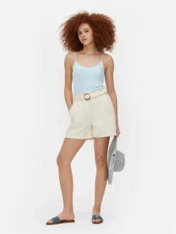 Tops Und T-Shirts|Primark Trägertop Mit Stretch Hellblau