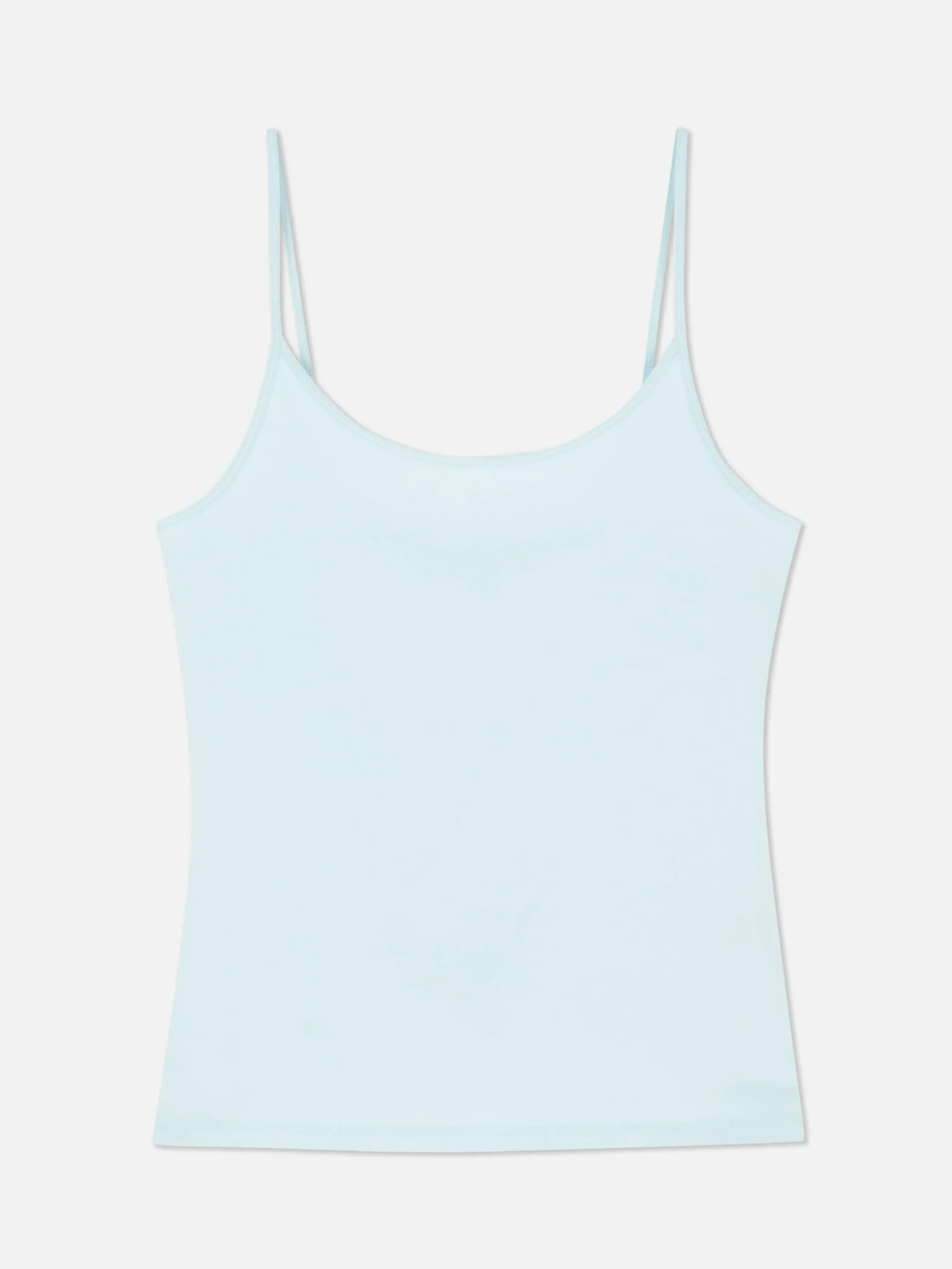 Tops Und T-Shirts|Primark Trägertop Mit Stretch Hellblau