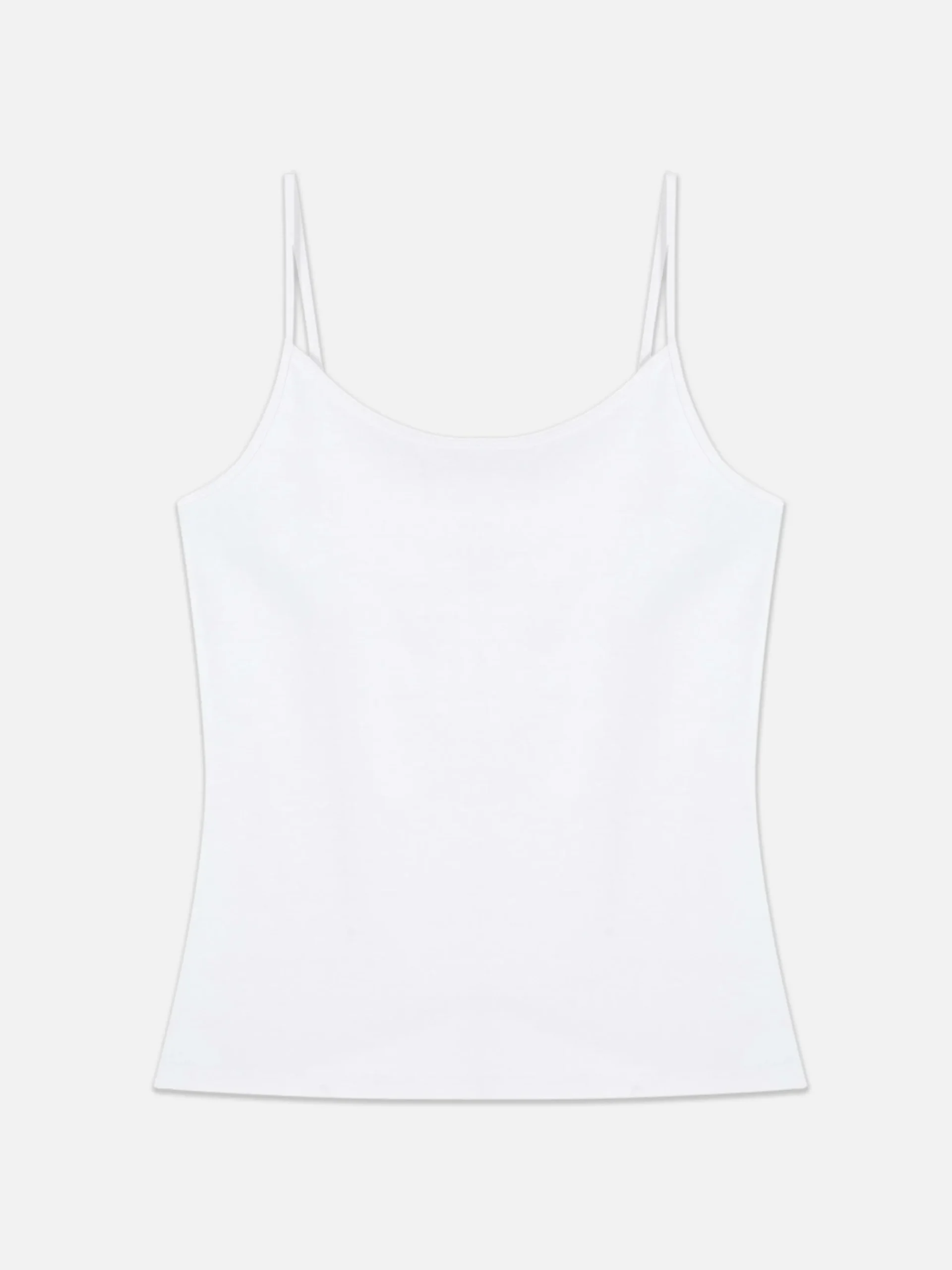 Tops Und T-Shirts|Primark Trägertop Mit Stretch Weiß
