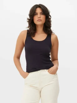 Tops Und T-Shirts|Primark Trägertop Mit U-Ausschnitt Marineblau