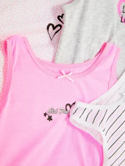 Unterwäsche|Primark Trägertops Mit Grafik, 4er-Pack Multi