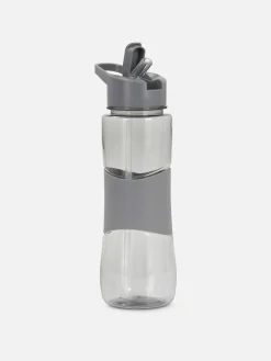 Tassen Und Becher|Sportbekleidung|Primark Trinkflasche Mit Pop-up-Strohhalm Grau