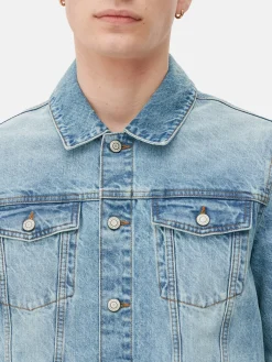 Jacken Und Mäntel|Primark Trucker-Jeansjacke Hellblau