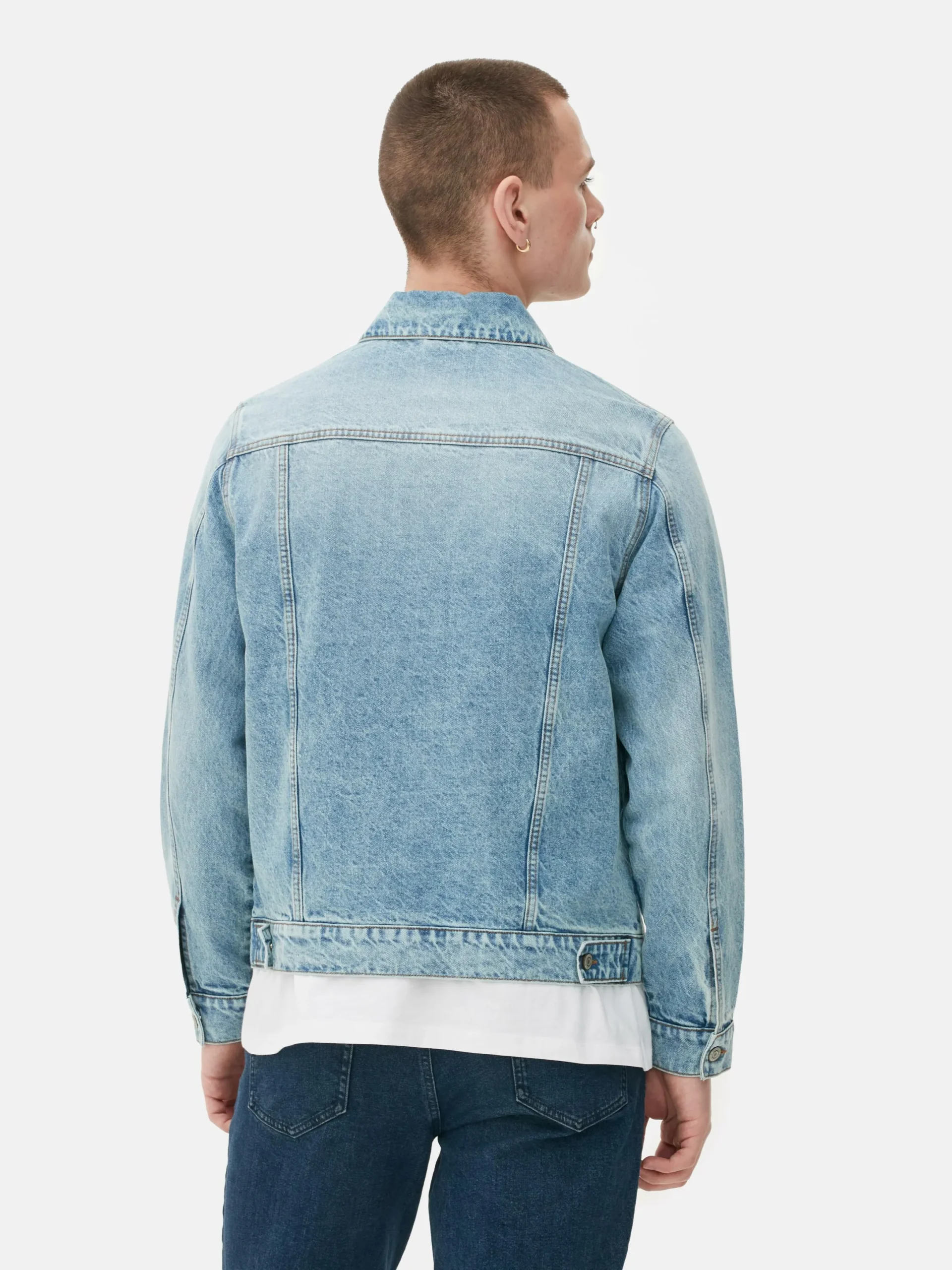 Jacken Und Mäntel|Primark Trucker-Jeansjacke Hellblau