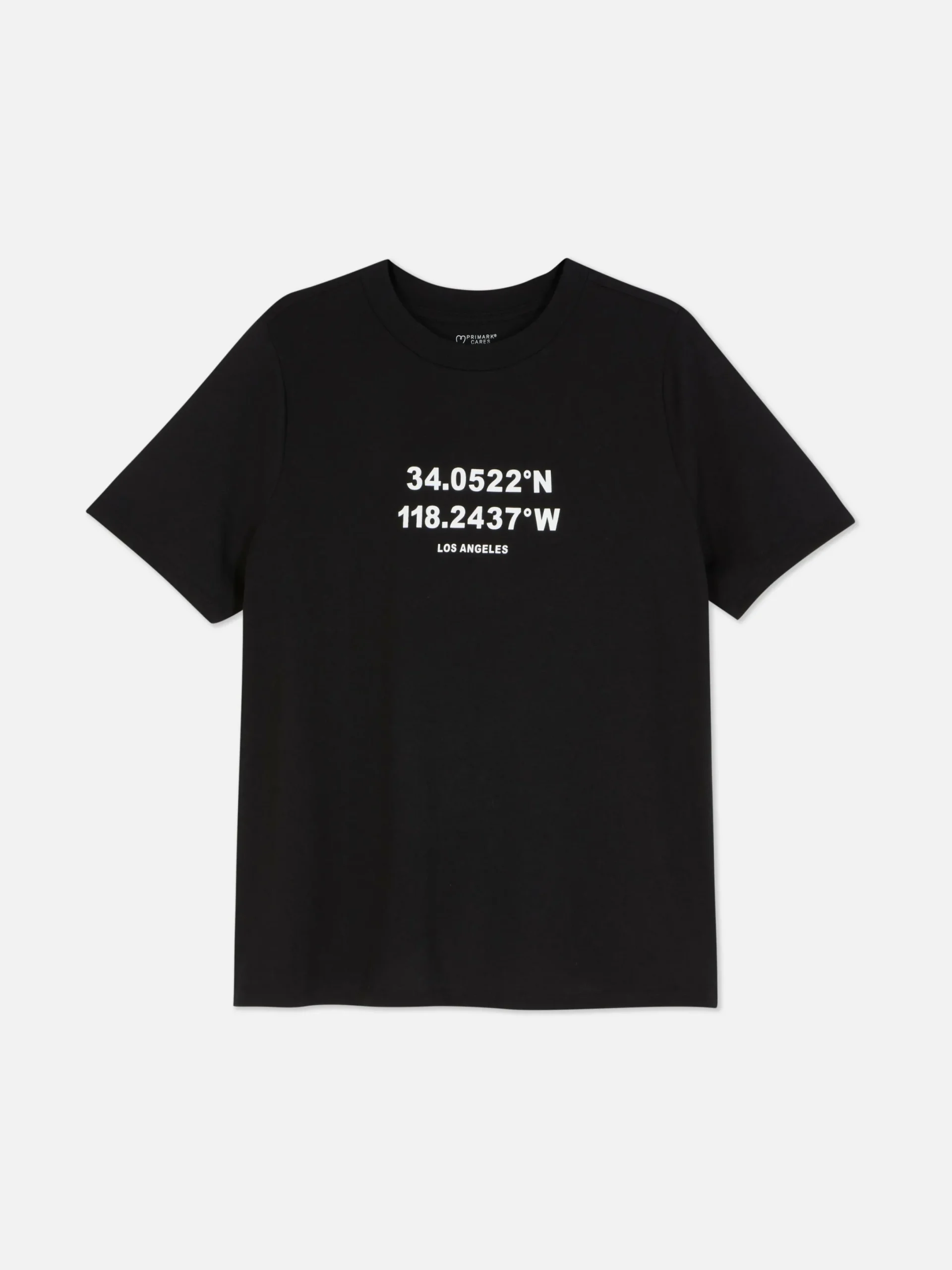 Tops Und T-Shirts|Primark T-Shirt Aus Baumwolle Mit Grafik Schwarz