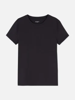 Tops Und T-Shirts|Primark T-Shirt Aus Stretch Mit Rundhalsausschnitt Marineblau