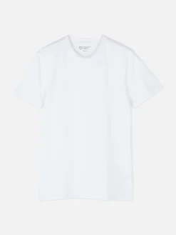 Tops Und T-Shirts|Primark T-Shirt Im Regular-Fit Mit Rundhalsausschnitt Weiß