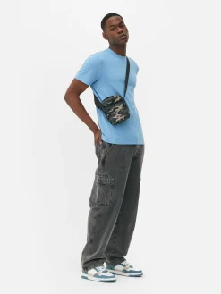 Tops Und T-Shirts|Primark T-Shirt Im Regular-Fit Mit Rundhalsausschnitt Blau