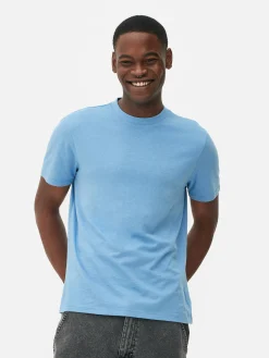 Tops Und T-Shirts|Primark T-Shirt Im Regular-Fit Mit Rundhalsausschnitt Blau