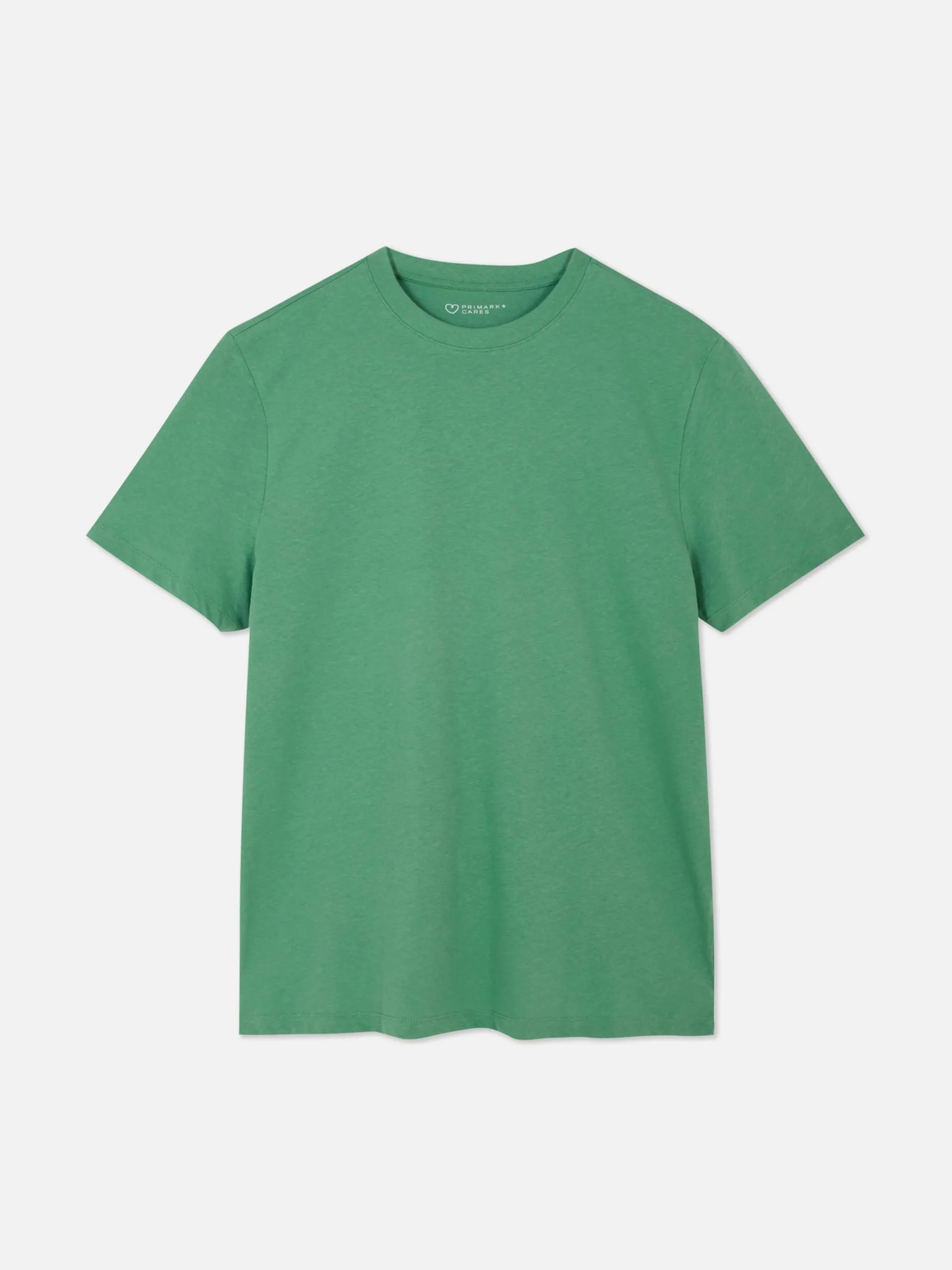 Tops Und T-Shirts|Primark T-Shirt Im Regular-Fit Mit Rundhalsausschnitt Grün