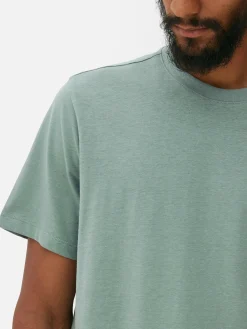 Tops Und T-Shirts|Primark T-Shirt Im Regular-Fit Mit Rundhalsausschnitt Türkis