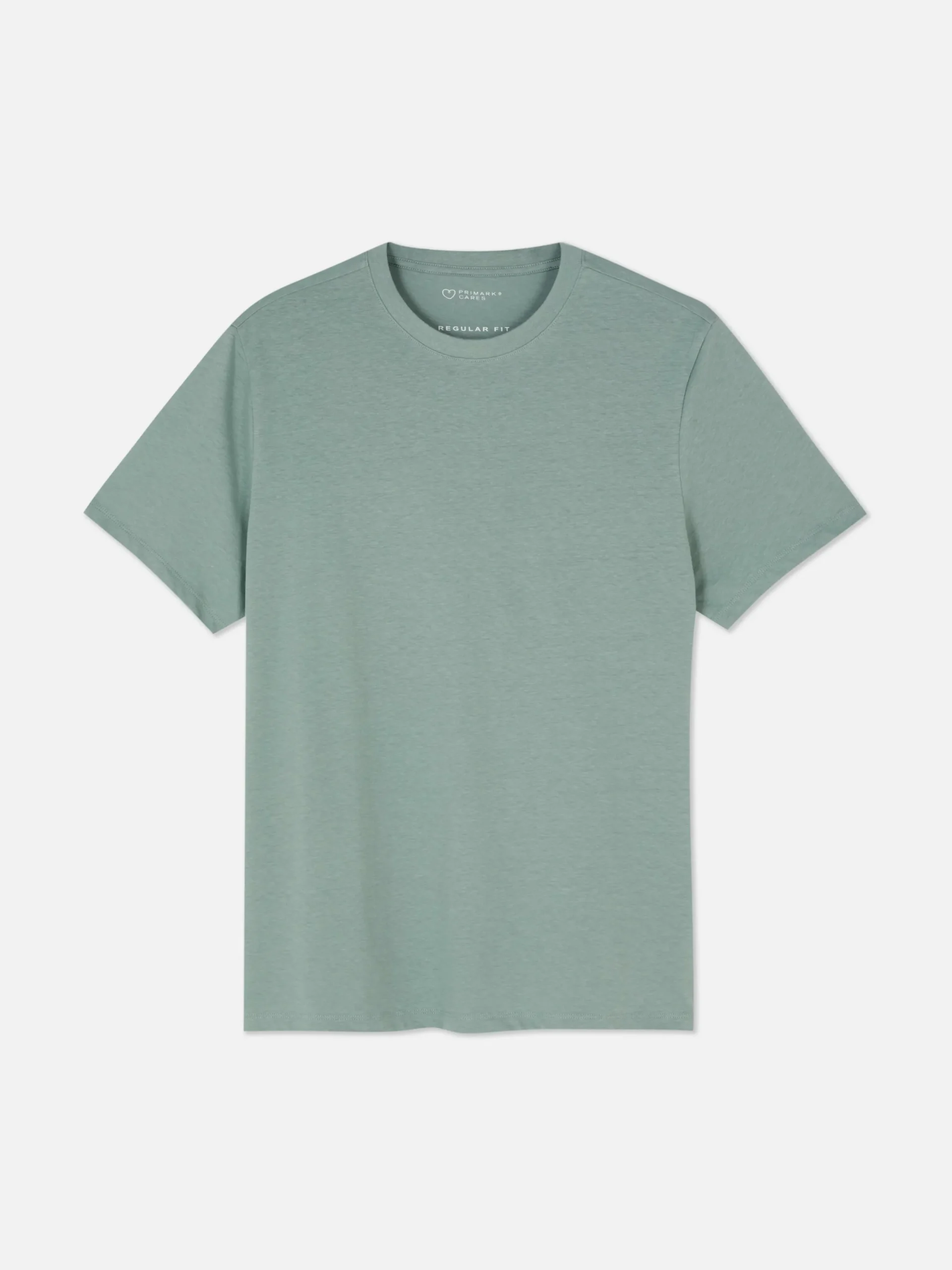 Tops Und T-Shirts|Primark T-Shirt Im Regular-Fit Mit Rundhalsausschnitt Türkis