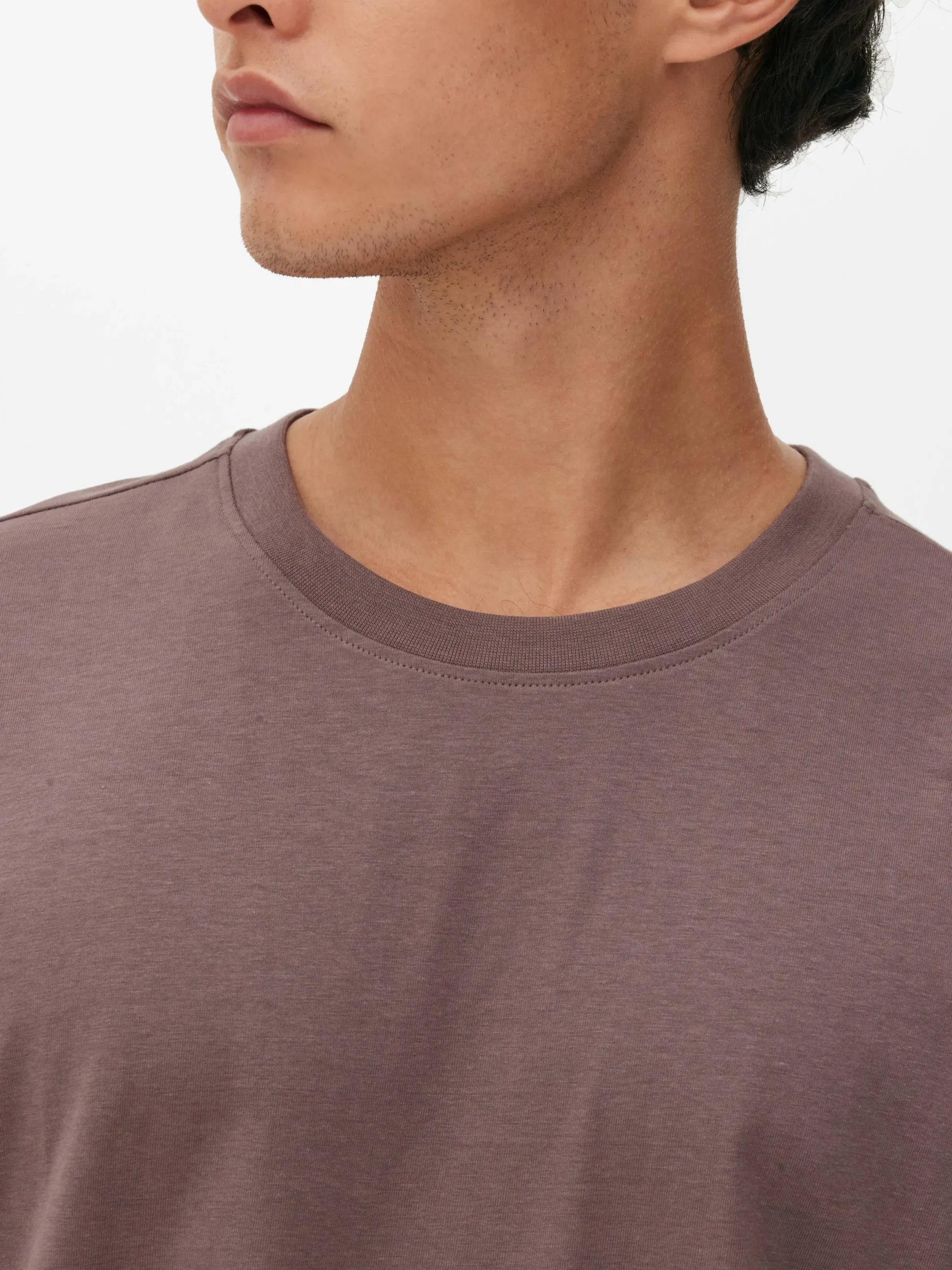 Tops Und T-Shirts|Primark T-Shirt In Lässiger Passform Pflaumenblau