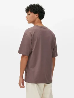 Tops Und T-Shirts|Primark T-Shirt In Lässiger Passform Pflaumenblau