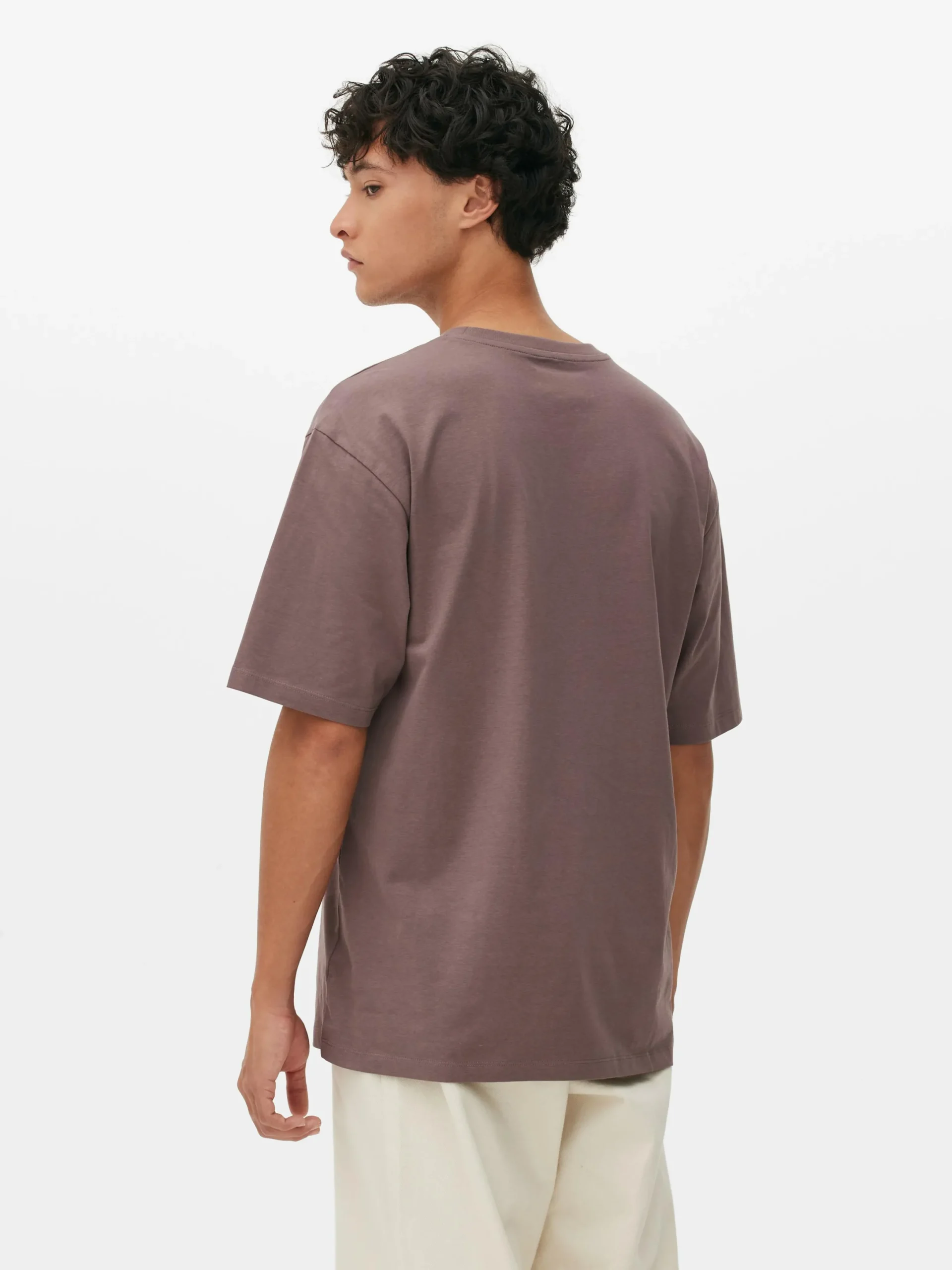 Tops Und T-Shirts|Primark T-Shirt In Lässiger Passform Pflaumenblau