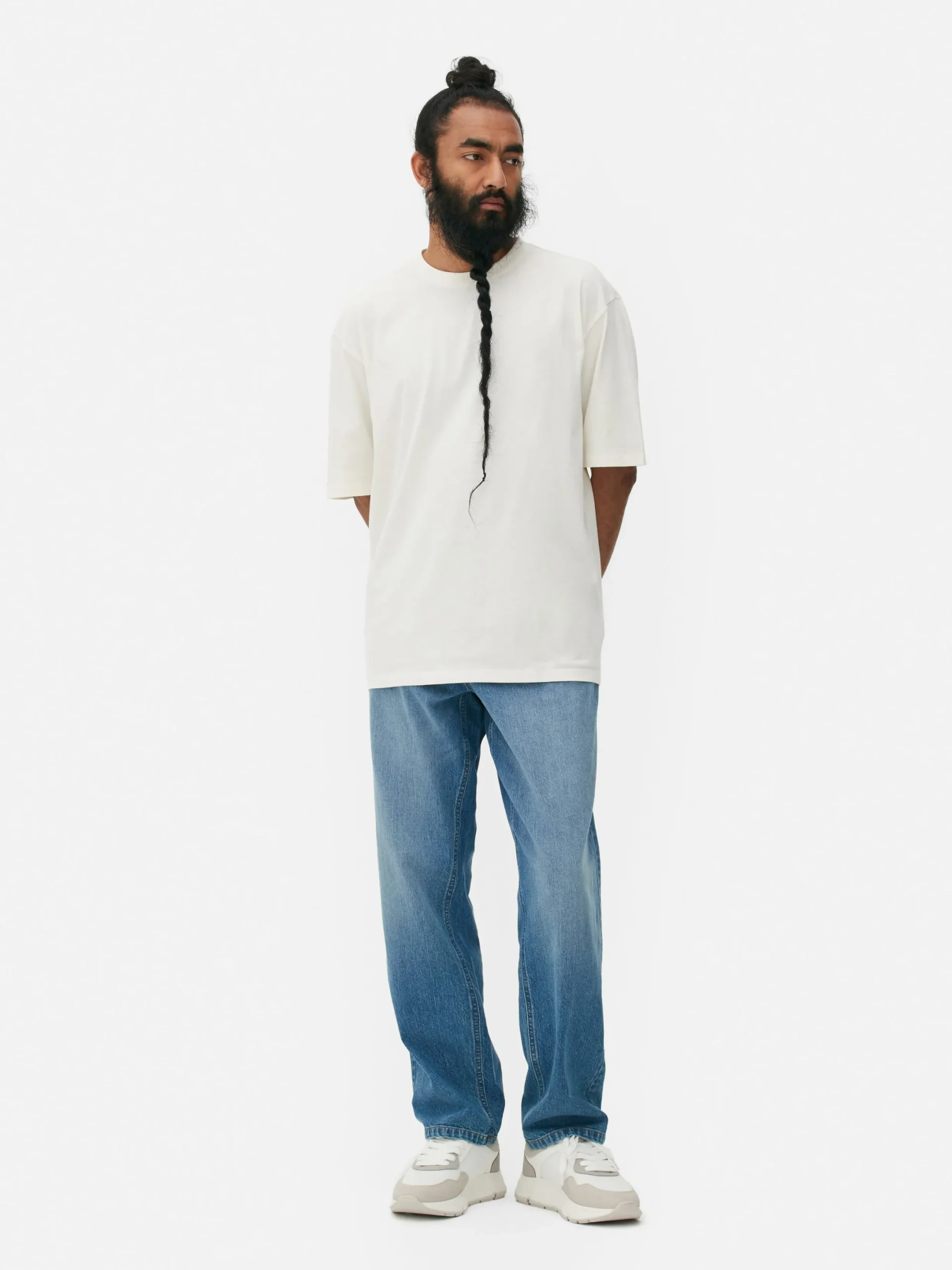 Tops Und T-Shirts|Primark T-Shirt In Lässiger Passform Ecrufarben