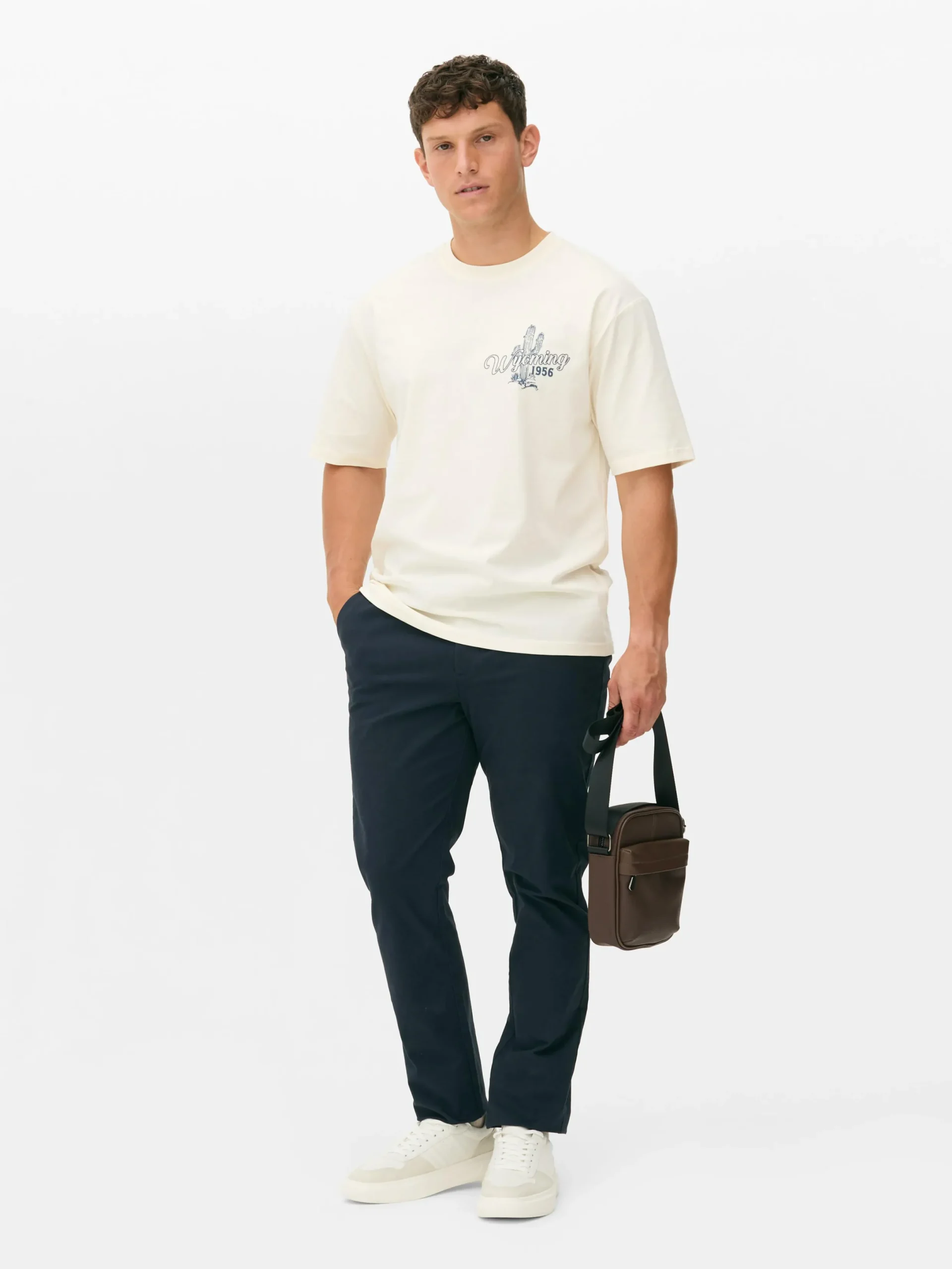 Tops Und T-Shirts|Primark T-Shirt Mit Rodeo-Print Ecrufarben