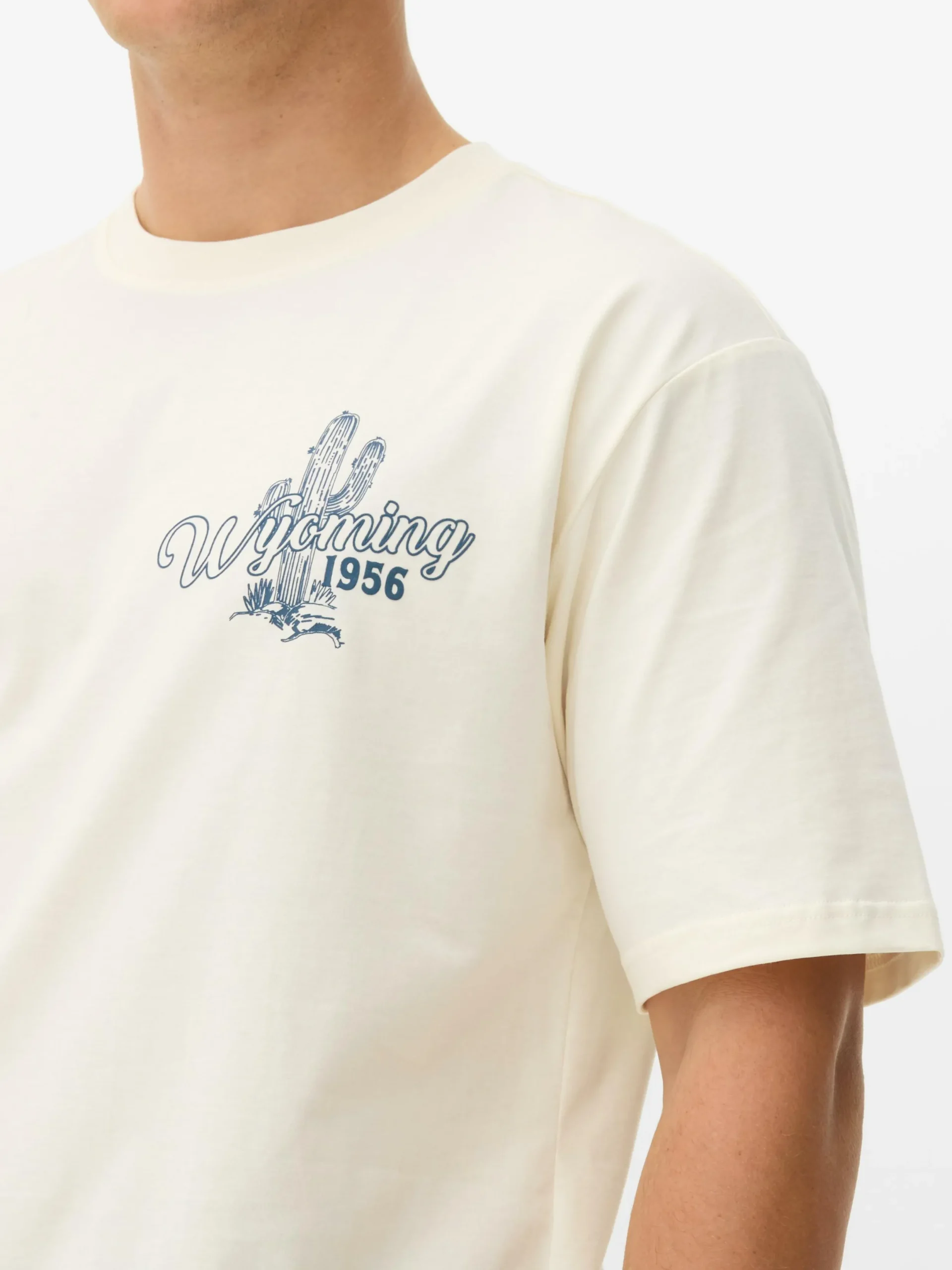 Tops Und T-Shirts|Primark T-Shirt Mit Rodeo-Print Ecrufarben