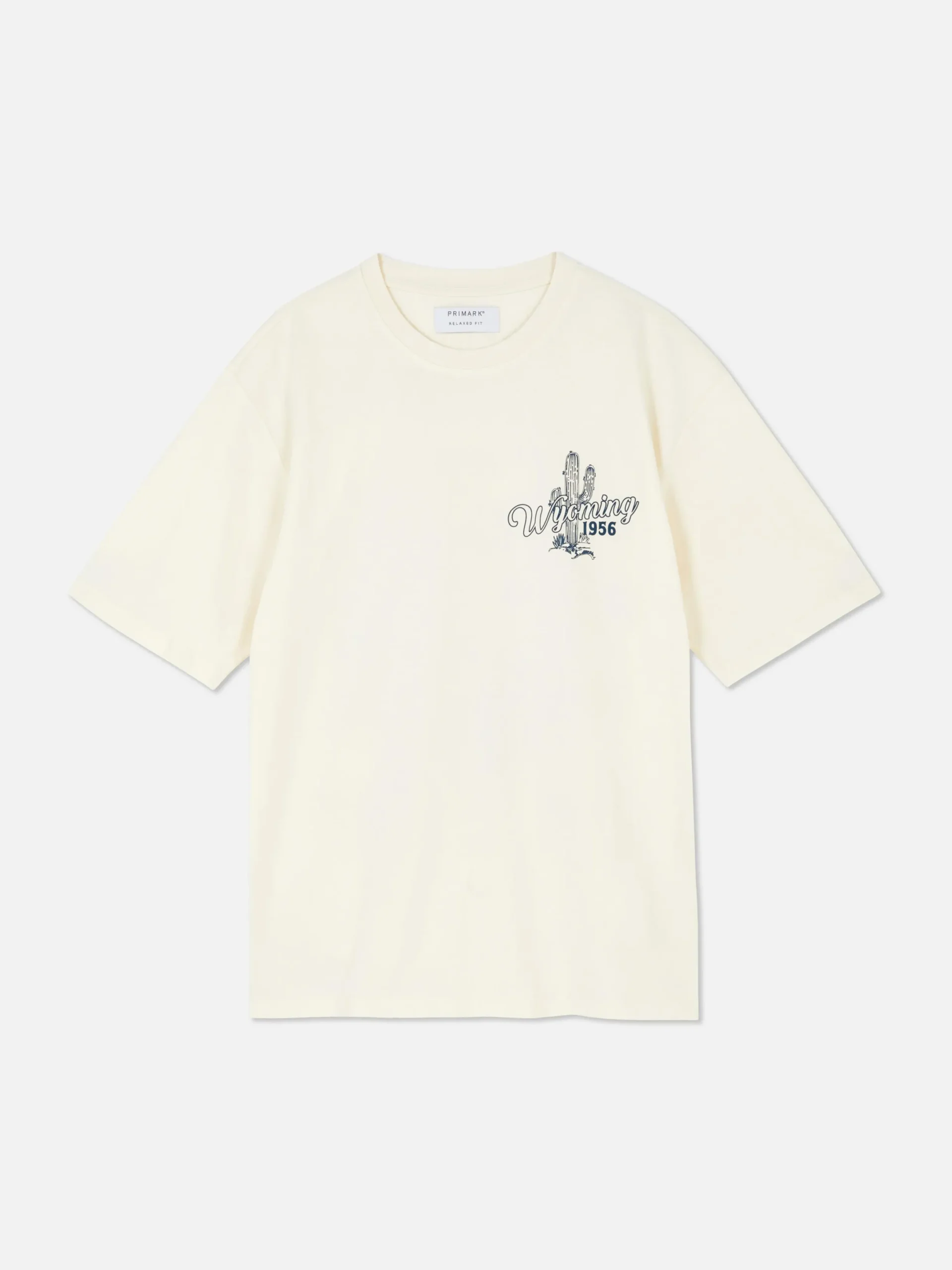 Tops Und T-Shirts|Primark T-Shirt Mit Rodeo-Print Ecrufarben