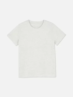 Tops Und T-Shirts|Primark T-Shirt Mit Rundhalsausschnitt Grau meliert