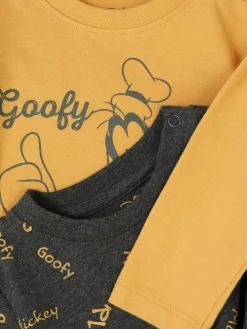 Tops Und T-Shirts|Primark T-Shirts Mit „Disney Goofy“ Grafik, 2er-Pack Senffarben