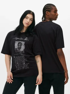 Grafik-T-Shirts Und -Sweatshirts|Tops Und T-Shirts|Primark „Tupac“ T-Shirt Mit Grafik Schwarz