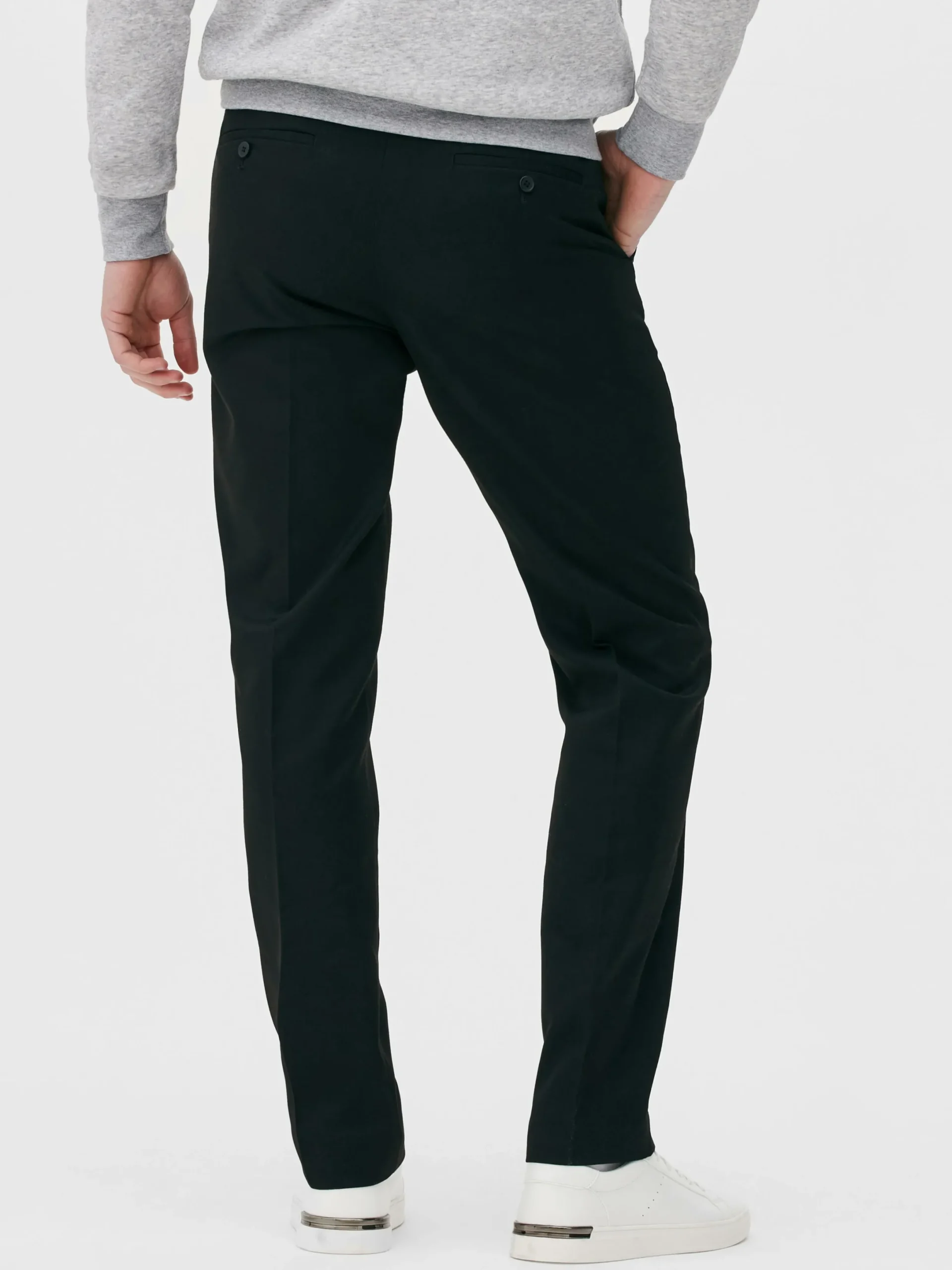 Hosen|Primark Twillhose Mit Geradem Bein Schwarz