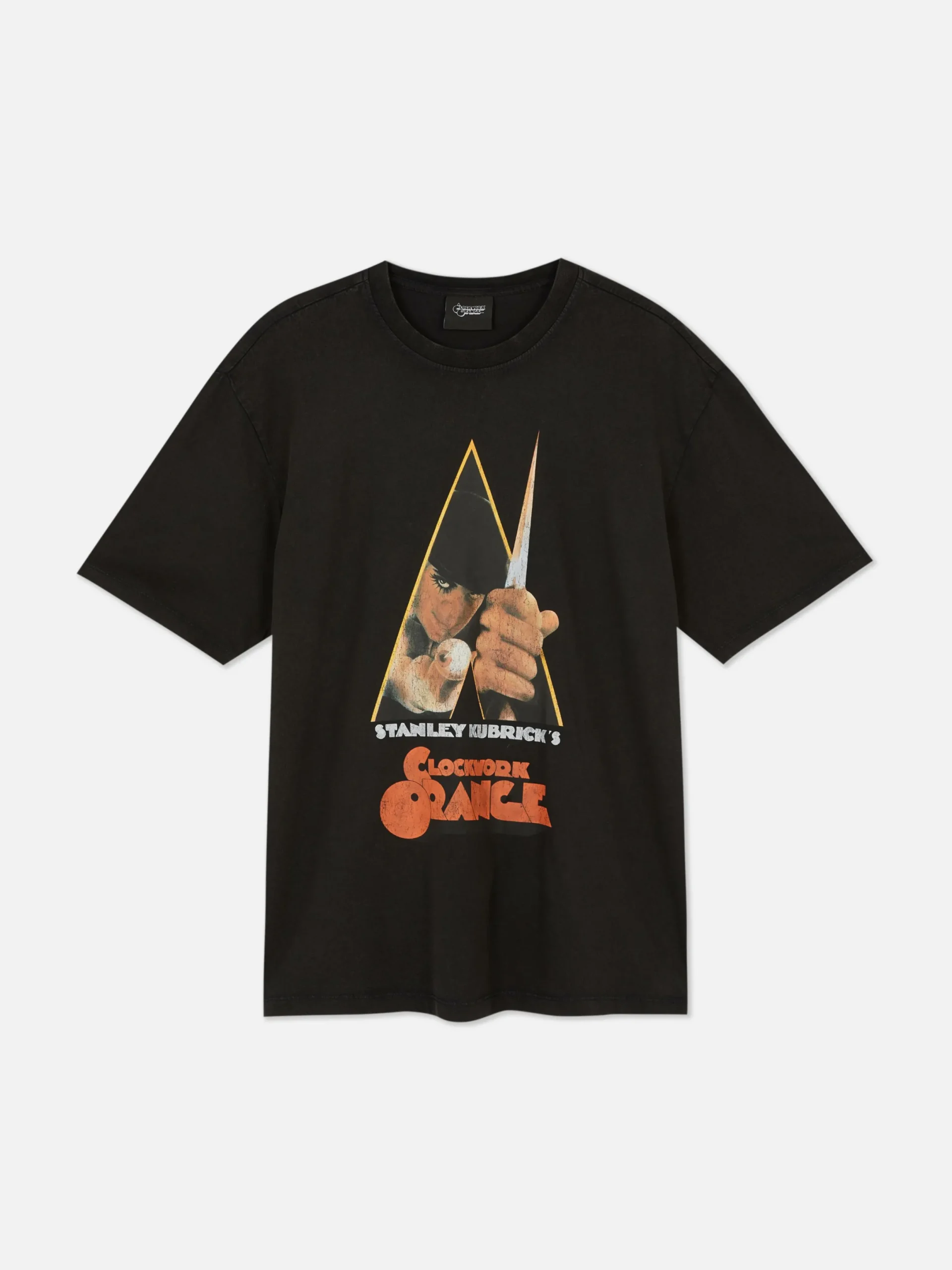 Halloween Alle|Tops Und T-Shirts|Primark „Uhrwerk Orange“ T-Shirt Mit Grafik Schwarz