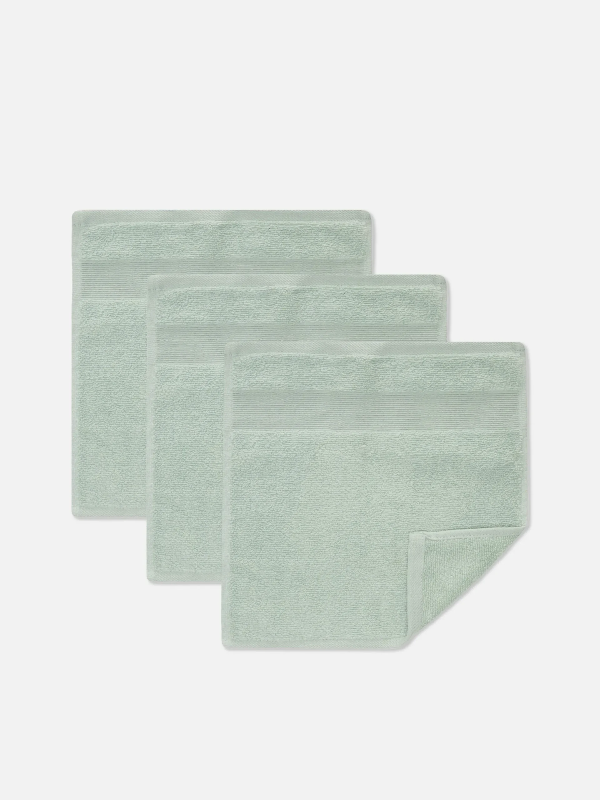 Handtücher|Primark Ultraweiche Gesichtstücher, 3er-Pack Türkis