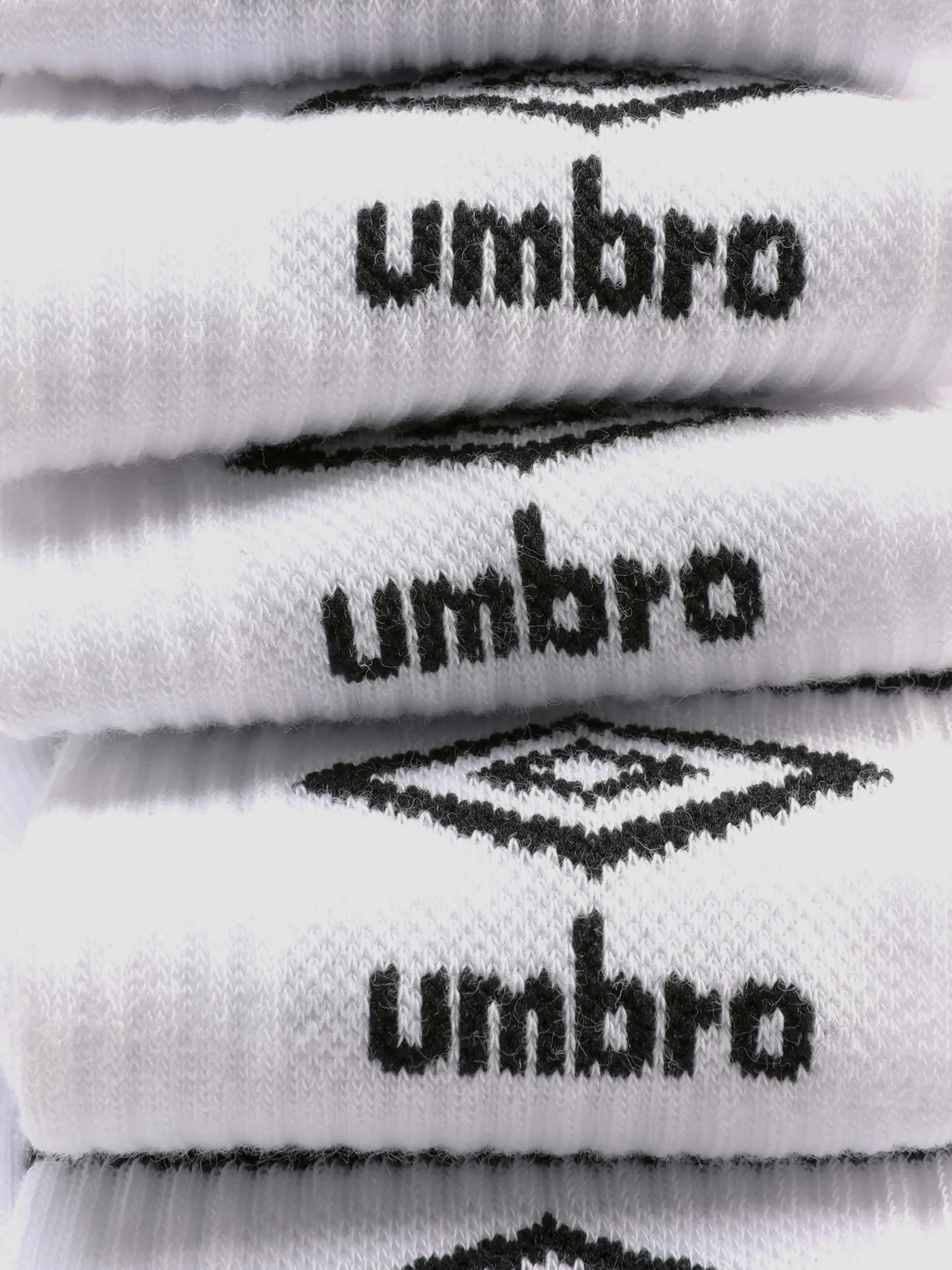 Socken|Primark „Umbro“ Sportsocken, 5er-Pack Weiß