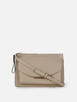 Taschen Und Portemonnaies|Primark Umhängetasche Aus Kunstleder Kamelbraun