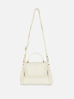 Taschen Und Portemonnaies|Primark Umhängetasche Mit Flechtdetails Ecrufarben