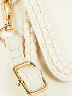 Taschen Und Portemonnaies|Primark Umhängetasche Mit Flechtdetails Ecrufarben
