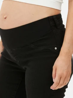 Denim|Jeans|Primark Umstandsjeans Mit Unterbauch-Bund Schwarz