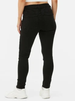 Denim|Jeans|Primark Umstandsjeans Mit Unterbauch-Bund Schwarz