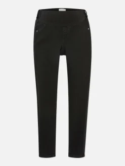 Denim|Jeans|Primark Umstandsjeans Mit Unterbauch-Bund Schwarz