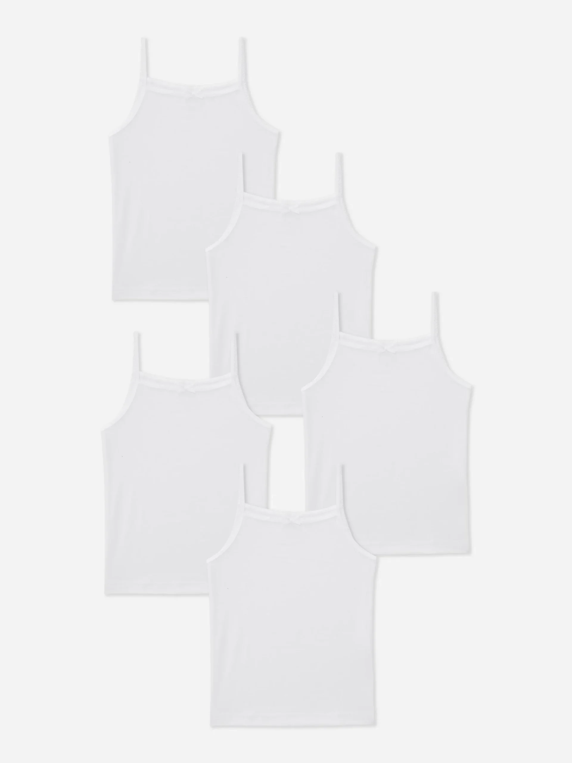 Unterwäsche|Primark Unterhemden, 5er-Pack Weiß