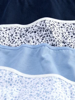 Slips|Primark Unterhosen Mit Muster, 4er-Pack Blau